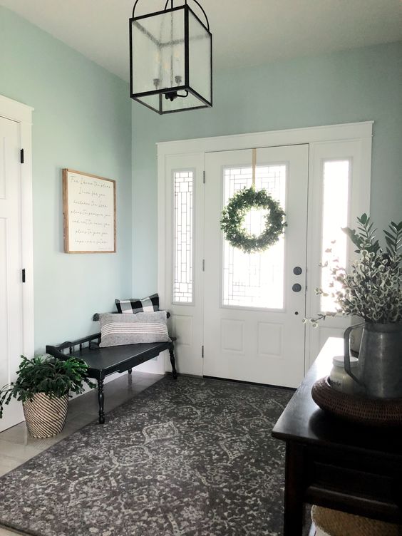 Entry way rug needs to have the right pattern and durability.