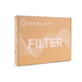 OVALAIR Air Purifier & 3 Filters Bundle