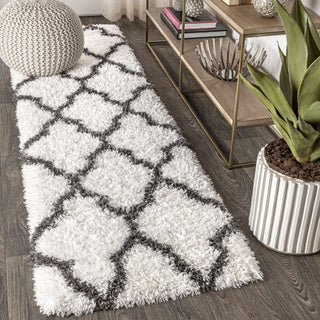 Barrow Marrakesh Shag Trellis with Area Rug