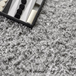 Ternate Aydin Solid Plush Shag Area Rug