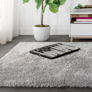 Ternate Aydin Solid Plush Shag Area Rug