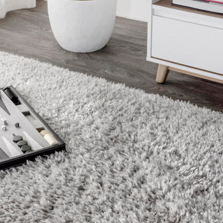 Ternate Aydin Solid Plush Shag Area Rug