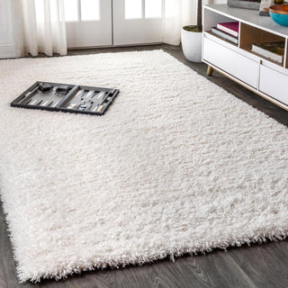 Ternate Aydin Solid Plush Shag Area Rug