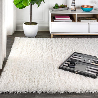 Ternate Aydin Solid Plush Shag Area Rug