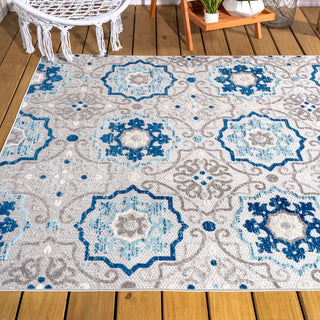 Eridanus Mediterranean Medallion Indoor/Outdoor Area Rug