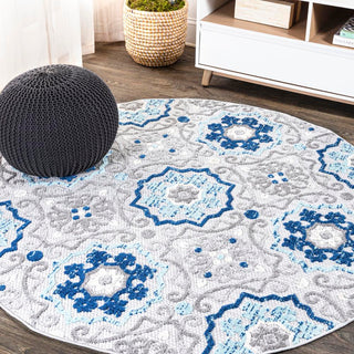 Eridanus Mediterranean Medallion Indoor/Outdoor Area Rug