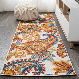 Christchurch Gordes Paisley High-Low Indoor/Outdoor Area Rug