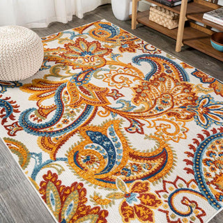 Christchurch Gordes Paisley High-Low Indoor/Outdoor Area Rug