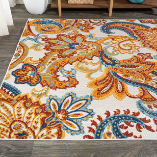 Christchurch Gordes Paisley High-Low Indoor/Outdoor Area Rug