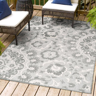 Wellington Lucena Modern Medallion High-Low Area Rug