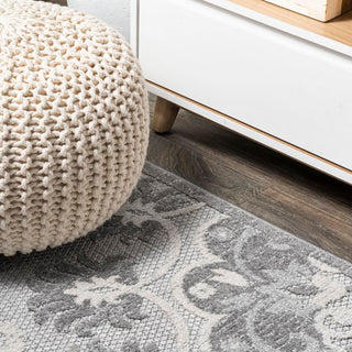 Wellington Lucena Modern Medallion High-Low Area Rug