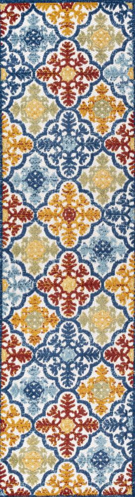 Hamilton Cassis Ornate Ogee Trellis Area Rug