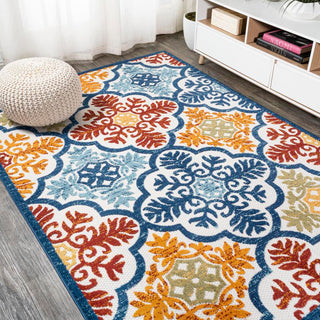 Hamilton Cassis Ornate Ogee Trellis Area Rug