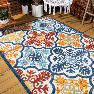 Hamilton Cassis Ornate Ogee Trellis Area Rug