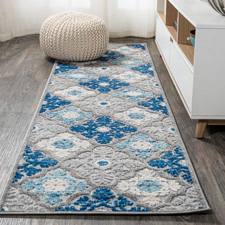 Hamilton Cassis Ornate Ogee Trellis Area Rug