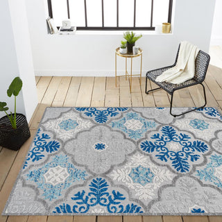 Hamilton Cassis Ornate Ogee Trellis Area Rug