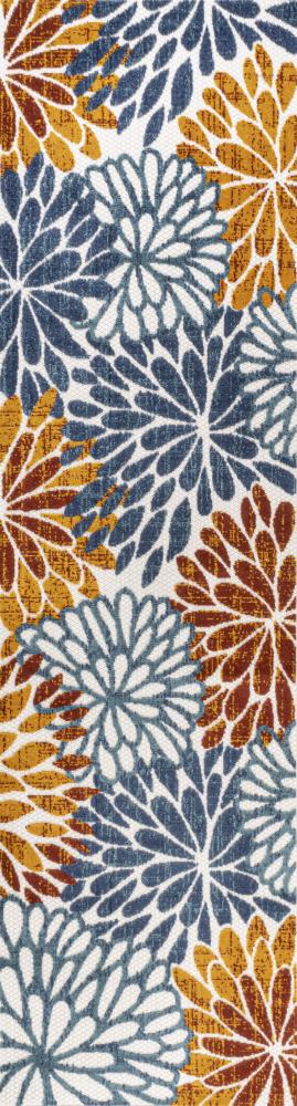 Sun crisantemo Floral Indoor/outdoor Area Rug