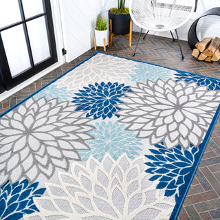 Jiya minori Floral Indoor/outdoor Area Rug