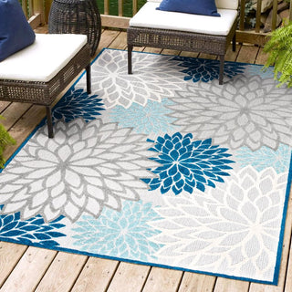 Jiya minori Floral Indoor/outdoor Area Rug