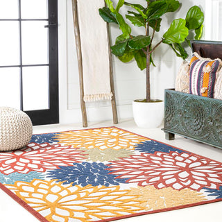 Jiya minori Floral Indoor/outdoor Area Rug