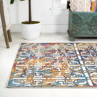 Detaraya Ornate Trellis Indoor/outdoor Area Rug