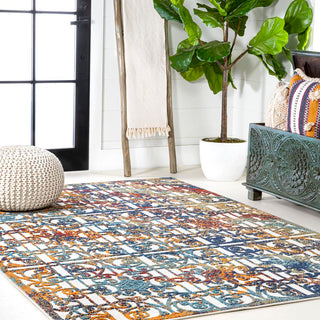 Detaraya Ornate Trellis Indoor/outdoor Area Rug