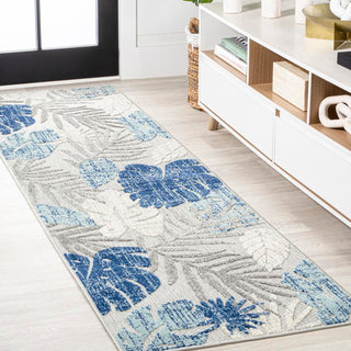 Menton tropical Leaf High-low Indoor/outdoor Area Rug