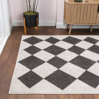 Daxaa Classic Geometric Diamond Pattern Area Rug