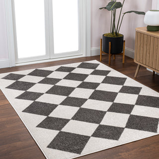 Daxaa Classic Geometric Diamond Pattern Area Rug