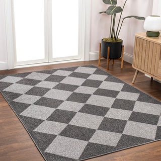 Daxaa Classic Geometric Diamond Pattern Area Rug