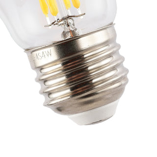 Klur Non-Dimmable G45-4W LED Edison Glass Bulbs with E26 Base