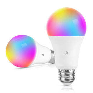 Superba Smart A19 Dimmable Light Bulb - Dimmable Color Changing LED; Compatible with Alexa and Google Home Assistant, No Hub Required (SET of 2)