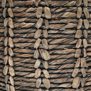 Laurel Bohemian Hand-Woven Abaca Basket with Handles