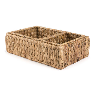 Tress Minimalist Hand-Woven Hyacinth Nesting Baskets