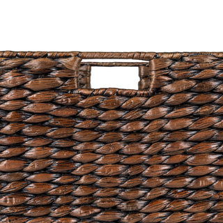 Traditional Assorted Hand-Woven Hyacinth/Iron Baskets