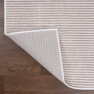 Marlo Modern Minimalist Pinstripe High-low Area Rug