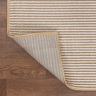 Marlo Modern Minimalist Pinstripe High-low Area Rug