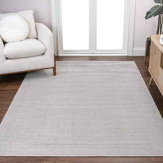 Marlo Modern Minimalist Pinstripe High-low Area Rug