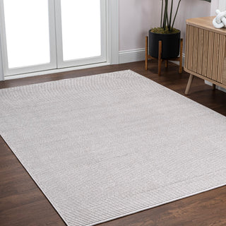 Marlo Modern Minimalist Pinstripe High-low Area Rug