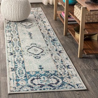 Nova Osuna Diamond Vintage Medallion Area Rug