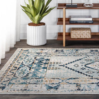 Nova Osuna Diamond Vintage Medallion Area Rug