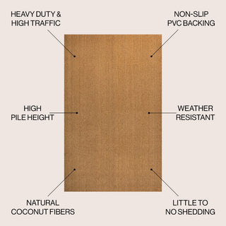 OnlyMat Classic Casual Commerical Natural Coir Doormat