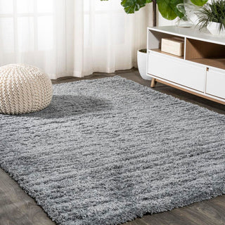 Dunedin Groovy Solid Shag Area Rug