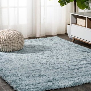 Dunedin Groovy Solid Shag Area Rug