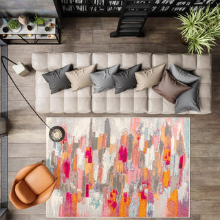 Essex Contemporary POP Modern Abstract Area Rug