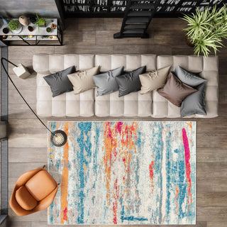 Boston Contemporary POP Modern Abstract Area Rug