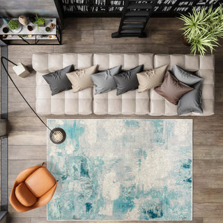 Melbourne Contemporary POP Modern Abstract Area Rug