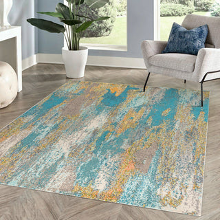 Wyatt Contemporary POP Modern Abstract Area Rug