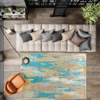 Wyatt Contemporary POP Modern Abstract Area Rug