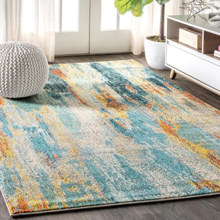 Wyatt Contemporary POP Modern Abstract Area Rug